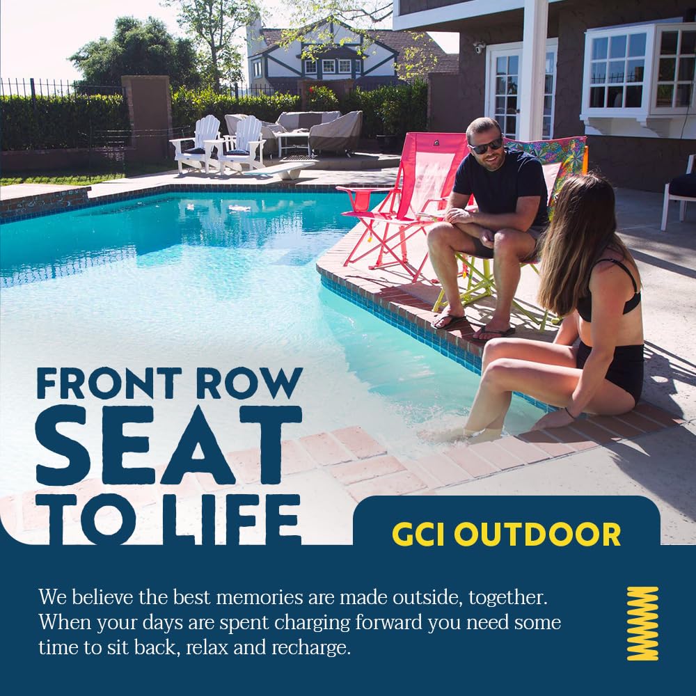 Comfort Pro Rocker Camping Chair | Portable Folding Rocking Chair with Durable Armrests & Drink Holder — Sweet Tea